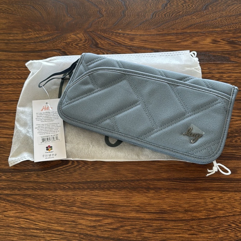 LUG TANGO WALLET MATTE LUXE VL, BLUE MOON, NWT